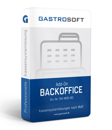 Gastronomie Backoffice Add-On für Kassensoftware GastroSoft Standard & Professional