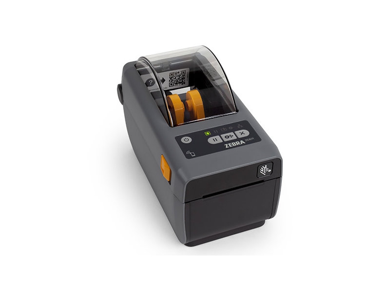 Etikettendrucker Zebra ZD611, thermodirekt, 203dpi, USB + Bluetooth + Ethernet, Abschneider, linerless, schwarz, ZD6A022-D4EE00EZ
