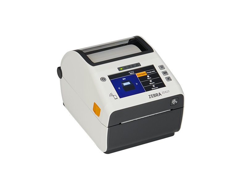 Etikettendrucker Zebra ZD621-HC HealthCare, thermodirekt, 300dpi, USB + RS232 + Bluetooth BTLE5 + Ethernet, weiß, ZD6AH43-D0EF00EZ