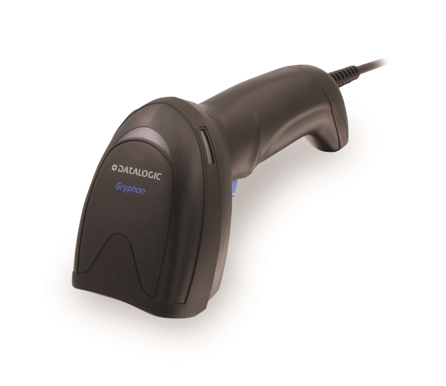 1D Handscanner Datalogic Gryphon I GD4220, USB-Kabel-KIT, schwarz, GD4220-BKK1