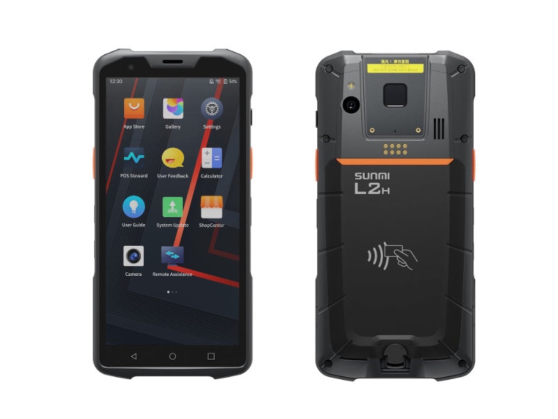 Handheld Sunmi L2H - 5.5 Display, Android 11 mit GMS, 4GB/64GB, ZBR 2D-Scanner, Fingerabdruckleser, T8911-ZBR