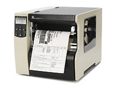 Industrie-Etikettendrucker Zebra 220Xi4, thermotransfer, USB + RS232 + Parallel + Ethernet, Aufwickler, Peeler, 220-80E-00203