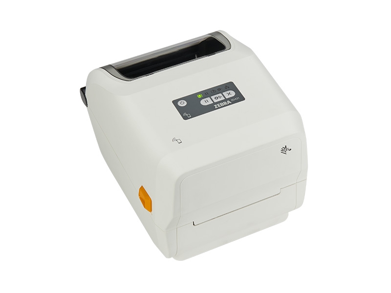 Etikettendrucker Zebra ZD421-HC HealthCare, thermotransfer, USB + Bluetooth BLE 5 + WLAN 802.11ac, weiss, ZD4AH42-30EW02EZ