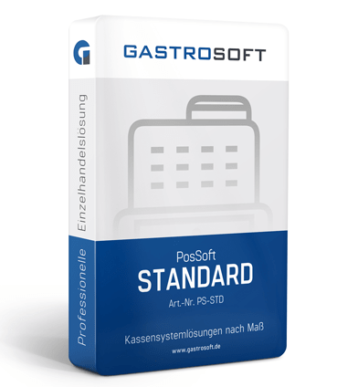 Kassensoftware Einzelhandel PosSoft Standard + TSE Einheit KassenSichV Finanzamtkonform