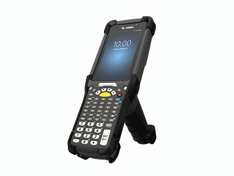 Mobiler Computer Zebra MC9300 mit Pistolengriff, Android, 53 Tasten, VT Emulation, NFC, rückseitige Kamera, MC930P-GSFEG4RW