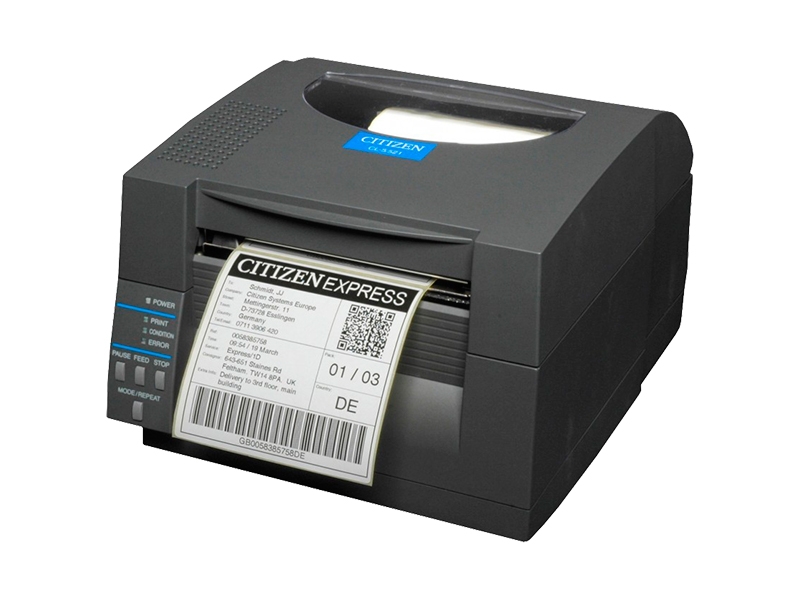 Etikettendrucker Citizen CL-S521II Thermodirekt, 203dpi, USB + RS232, schwarz, CLS521IINEBXX