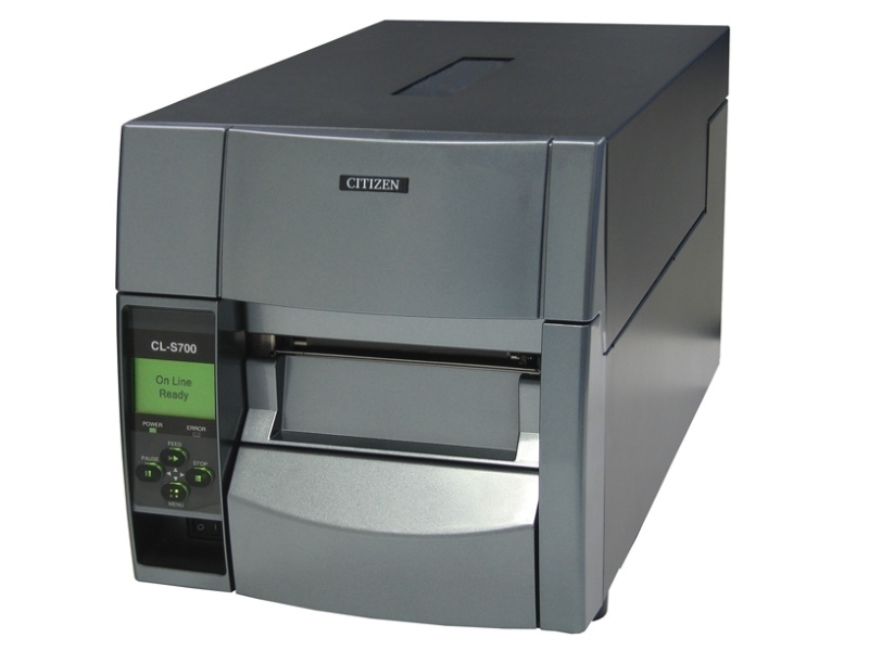 Industrie-Etikettendrucker Citizen CL-S700DTII, thermodirekt, 203dpi, USB + RS232 + Ethernet, grau, CLS700IIDTCEXXX