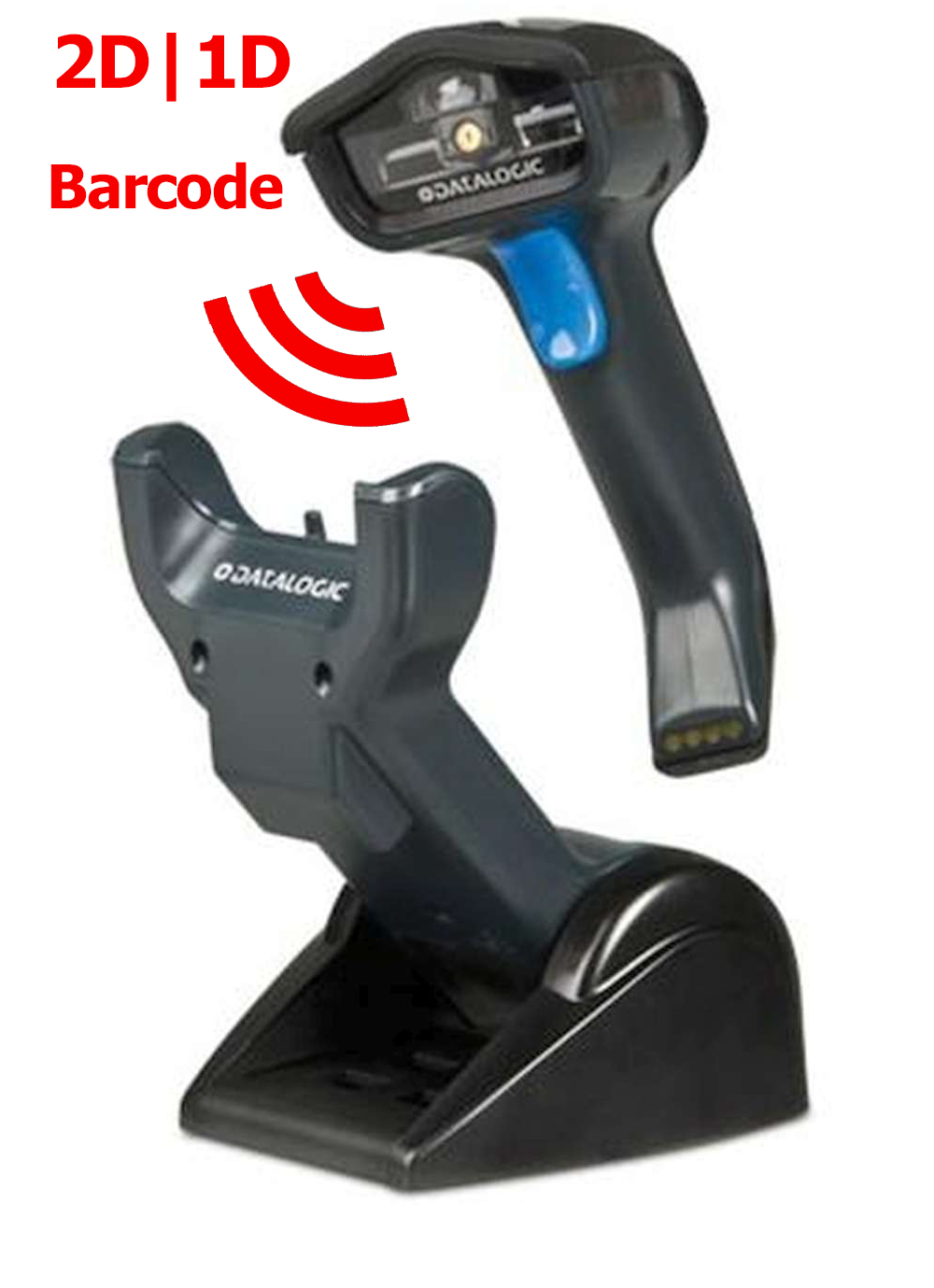 1D/2D Funkscanner Datalogic Gryphon GM4400 Barcodescanner kabellos + Dockingstation USB + PSU GM4430-bk-433k1