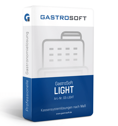 Kassensoftware Gastronomie GastroSoft light - bis zu 10 Tische + TSE Einheit KassenSichV Finanzamtkonform