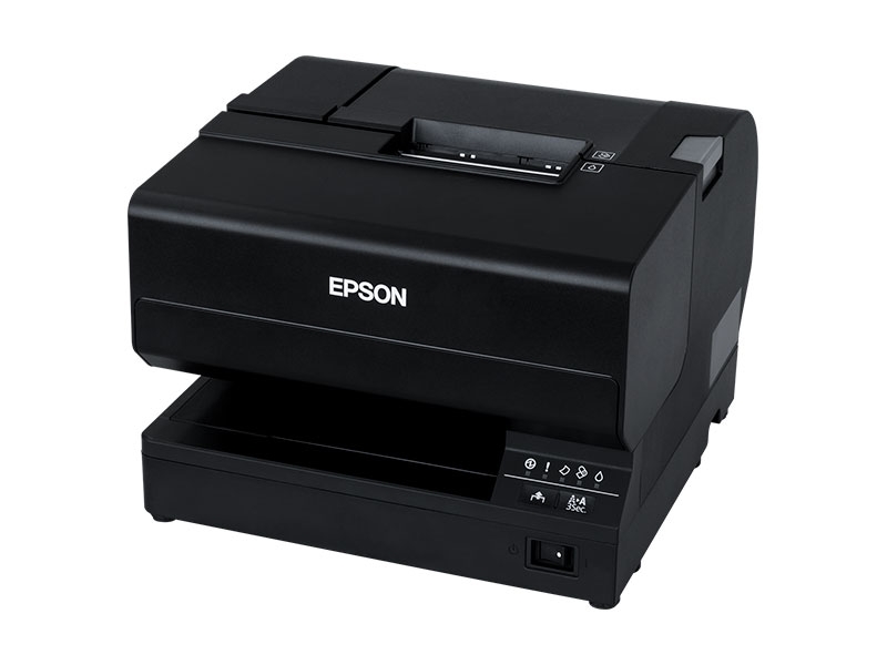 Mehrstationen-Drucker Epson TM-J7700, USB/LAN, Cutter, ASF, schwarz C31CF70301 - keine Pharma Edition