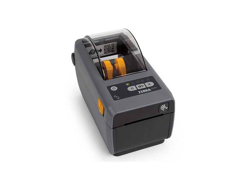 Etikettendrucker Zebra ZD411 thermodirekt, 203dpi, USB + Bluetooth + Ethernet, schwarz, ZD4A022-D0EE00EZ
